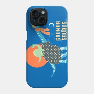 Grumpa saurus Phone Case