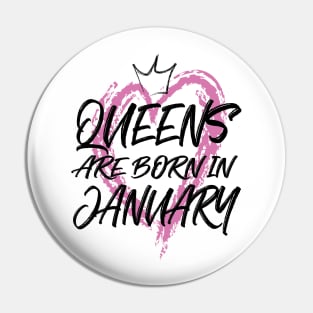 Queens are born in January Pin