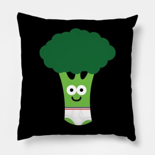 BROCCOLI IN UNDERWEAR Pillow