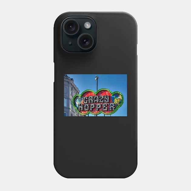 Crazy hopper sign Phone Case by jasminewang