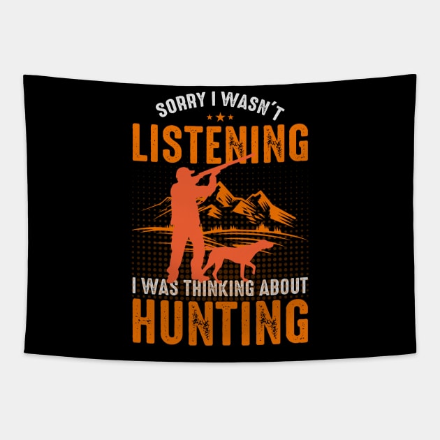 Sorry I Wasnt Listening T Shirt For Women Men Tapestry by QueenTees