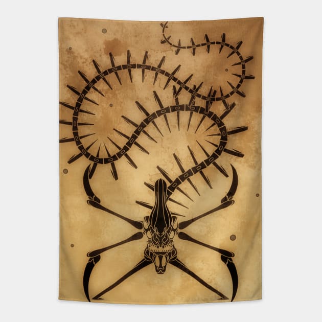 Reaper Skeleton Dark Tapestry by Ilona's Store