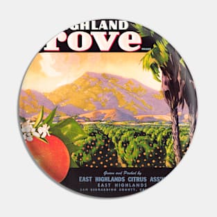 Highland Grove Brand Label Pin