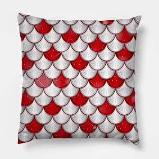 Crimson Mermaid Pillow