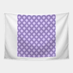 Purple Flower Pattern Tapestry