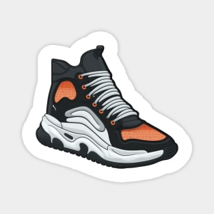 Walk the Talk with Greenbubble's Cartoon High Sneaker Design! Magnet