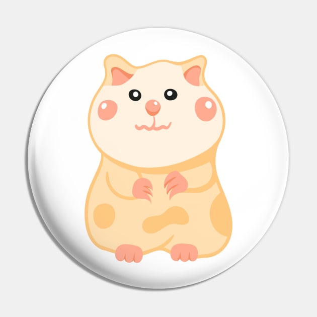 Hamster Pin by Stenau Artwerk