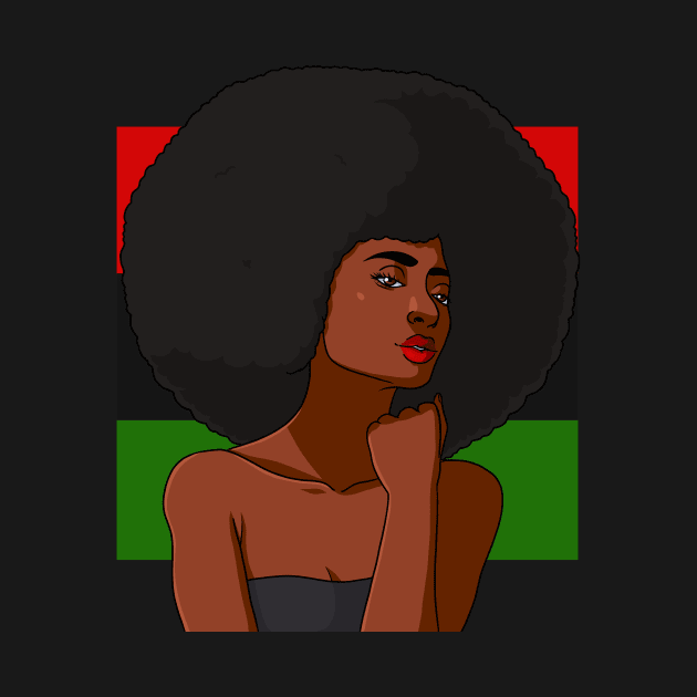 Melanin Queen Black Girl Magic Pride by Noseking