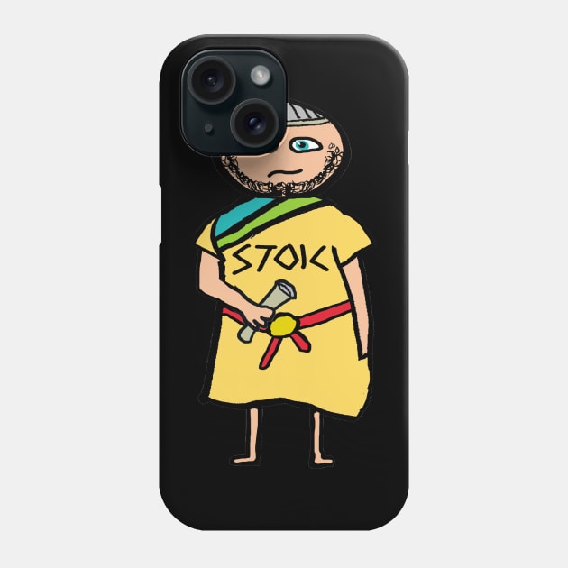 Stoic Phone Case by Mark Ewbie