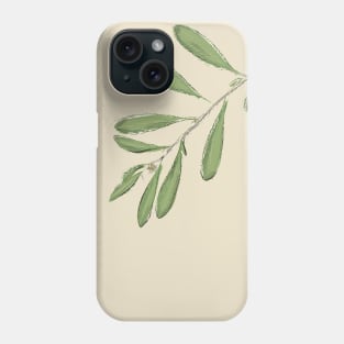 Olive branch Phone Case