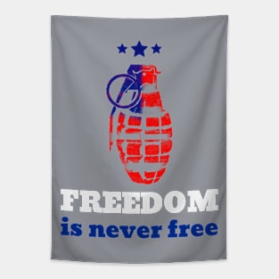 FREEDOM IS NEVER FREE - GRENADE Tapestry