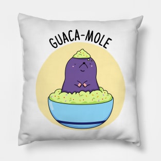 Guaca-Mole Cute Mole Pun Pillow