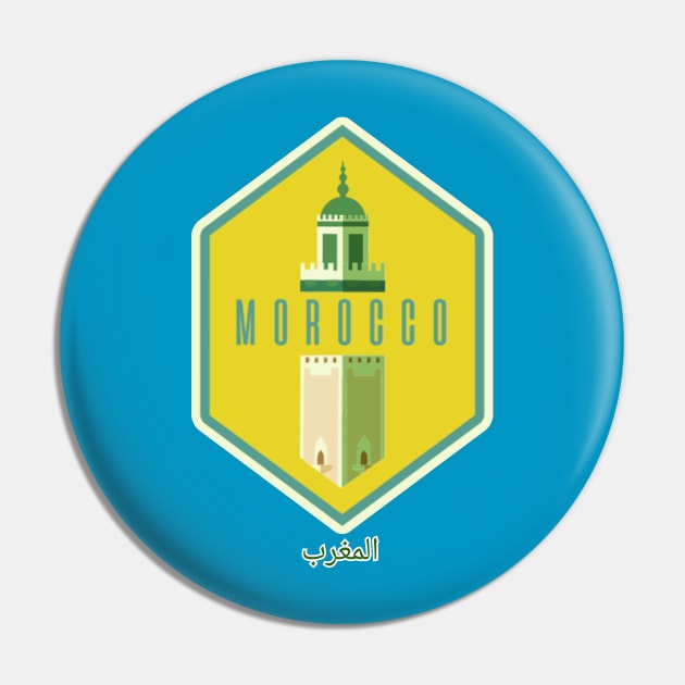 Morocco landmark design Pin by Travellers