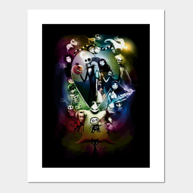 TIM BURTON COLLAGE T Shirt