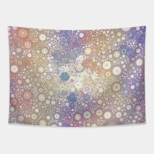 Groovy Colorful Boho Bubbles Tapestry