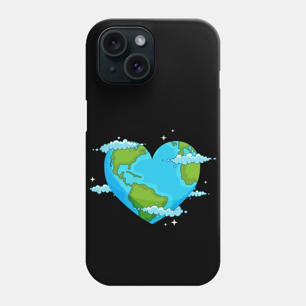 Erath Day Heart Phone Case by FabulousDesigns