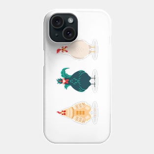 Three Cute Chickens Phone Case