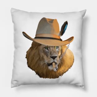 Löwe auf Safari Pillow