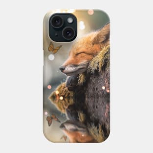 sleeping wolf Phone Case