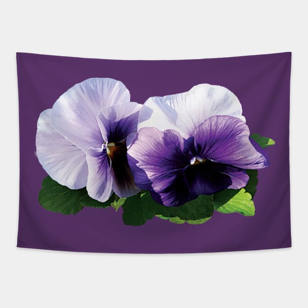 Pansy Tells a Secret Tapestry by SusanSavad