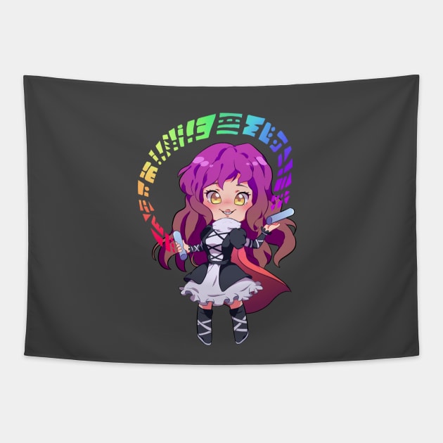 Touhou-Byakuren Hijiri Tapestry by Midnight_rabbit