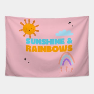 Sunshine and Rainbows Tapestry