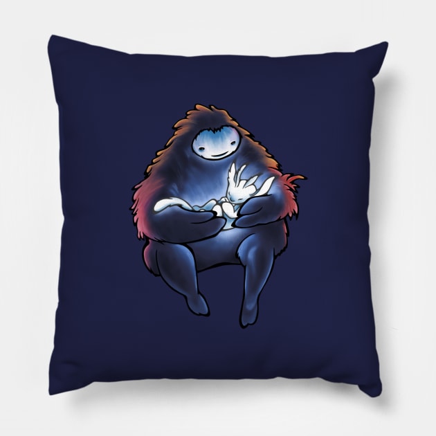 Ori and Naru Pillow by yeppep