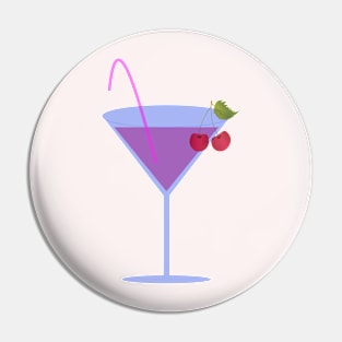 Cherry cocktail. Pin