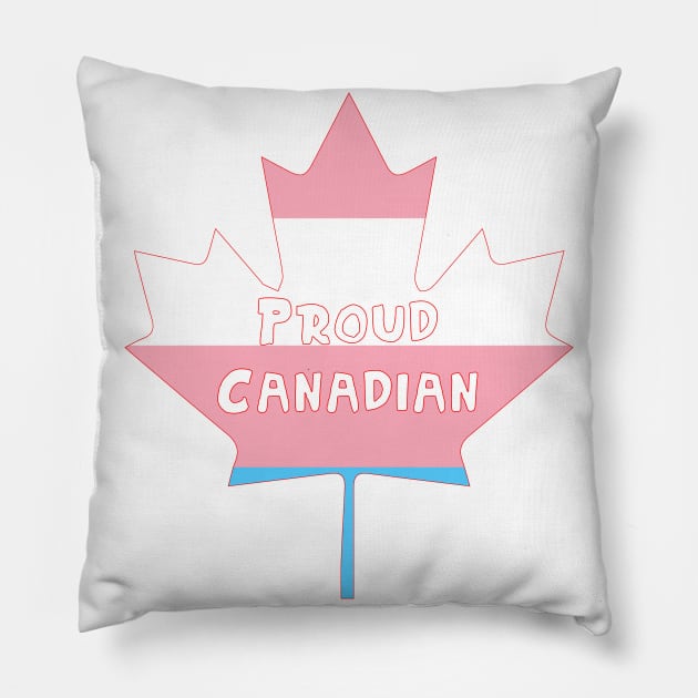 Proud Canadian (Transgender) Pillow by EmceeFrodis