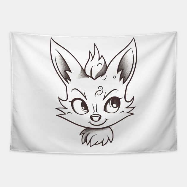 Little foxy face Tapestry by stkUA