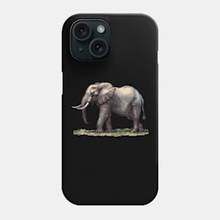 Pixel Elephant Phone Case