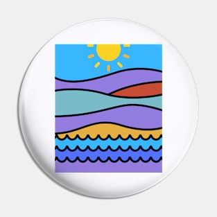 The Dunes to the Sea Pin