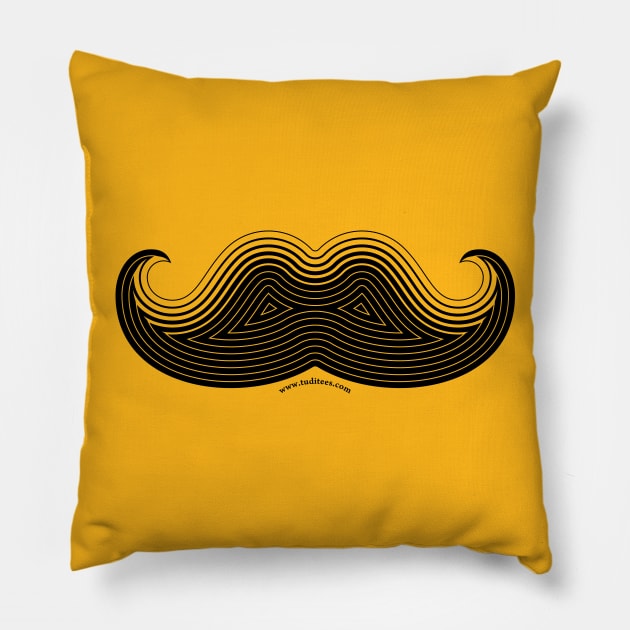 Moustache Pillow by tuditees