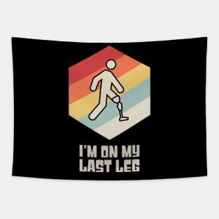 Funny Amputated Missing Leg Amputee Gift Tapestry