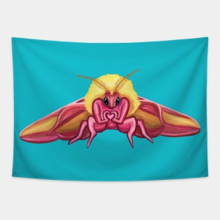 Cute Rosy Maple Moth Tapestry