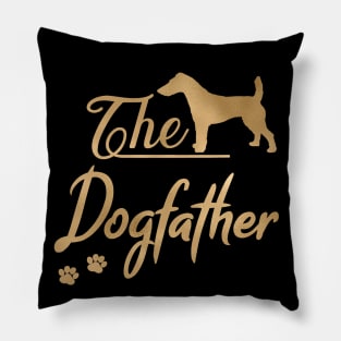 The Fox Terrier Dogfather Pillow