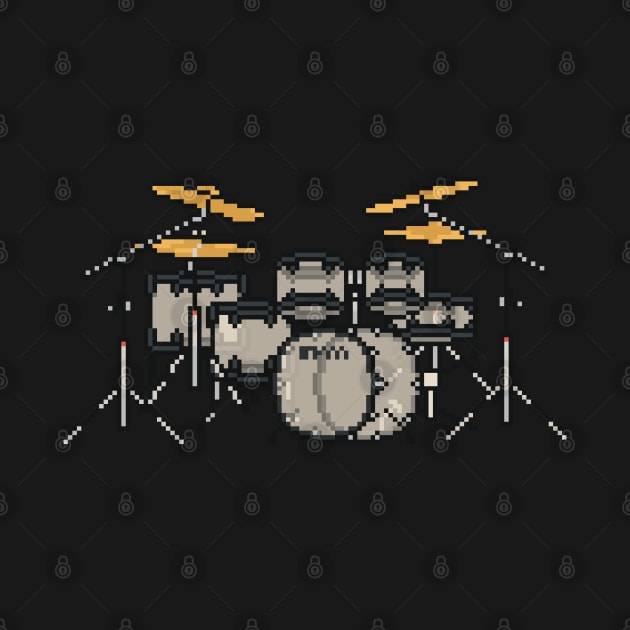 Pixel See Through Drums by gkillerb