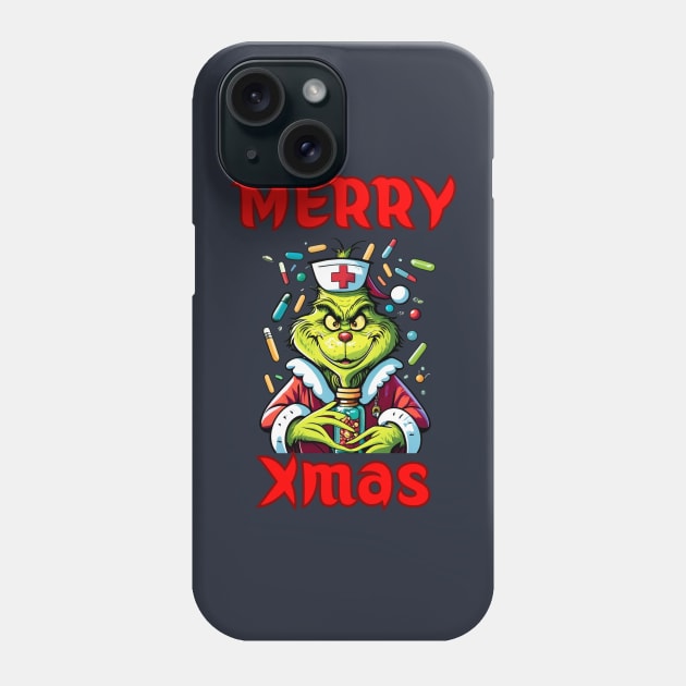 Pharmacy Xmas Phone Case by BukovskyART