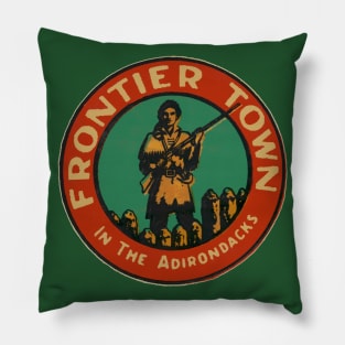 Frontier Town in the Adirondacks Pillow