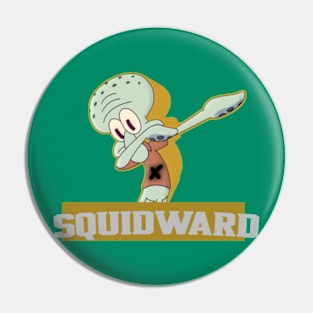 Squidward freestyle Pin