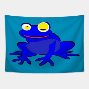 Blue frog Tapestry