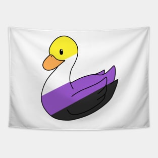 Nonbinary Duck Tapestry