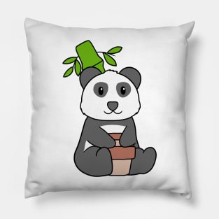 Panda Coffee Pillow