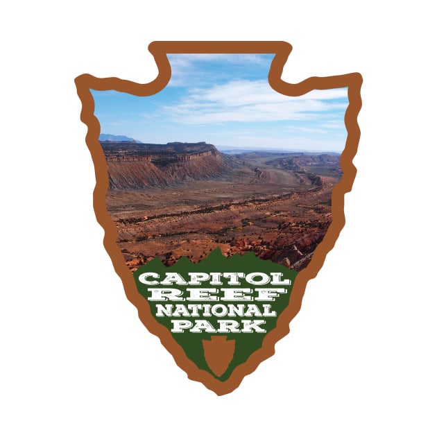 Capitol Reef National Park arrowhead by nylebuss