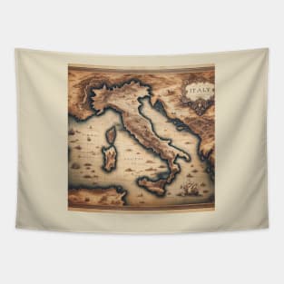 Italy Antique Map Tapestry