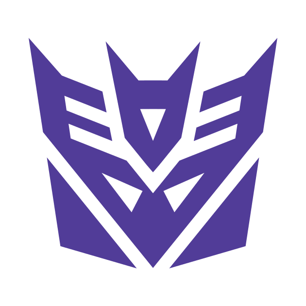 Transformers Decepticon Logo Cartoon by Ryan