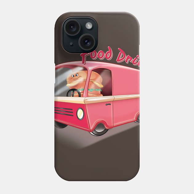 Food Drive Phone Case by Pigeon585