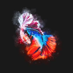 BETTA FISH FIGHTING T-Shirt