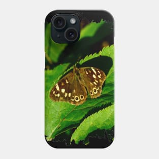 Speckled Wood Butterfly Phone Case