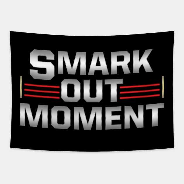 Smark Out Moment logo without belt (silver) Tapestry by Smark Out Moment